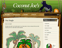 Tablet Screenshot of coconutjoecayman.com